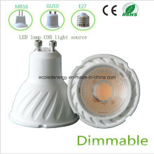 High Qiality Dimmable 5W GU10 COB LED Light